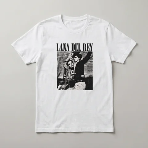 Camiseta Lana Del Rey — Foto — Branco